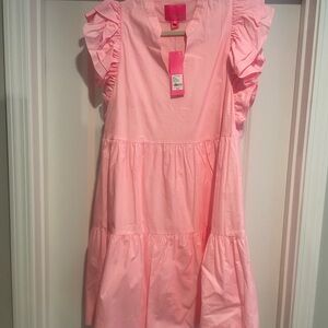 NWT Lilly Pulitzer Aldena Dress, L- Pink